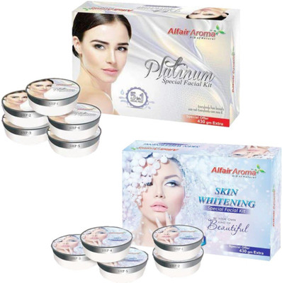 

Alfair Aroma Platinum Skin Whitening Facial Kit 900 g(Set of 2)