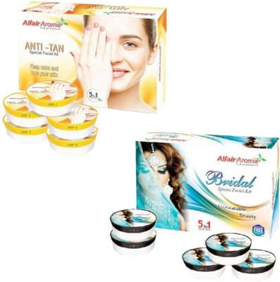 

Alfair Aroma Anti Tan Bridal Facial Kit 900 g(Set of 2)
