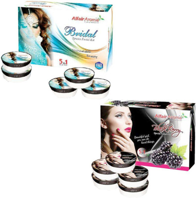 

Alfair Aroma Bridal BlackBerry Facial Kit 900 g(Set of 2)