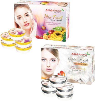 

Alfair Aroma Mix Fruit White Gold Facial Kit 900 g(Set of 2)