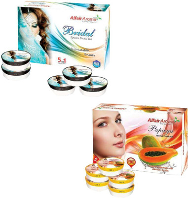 

Alfair Aroma Bridal Papaya Facial Kit 900 g(Set of 2)