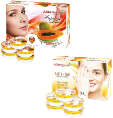 

Alfair Aroma Papaya Anti Tan Facial Kit 900 g(Set of 2)