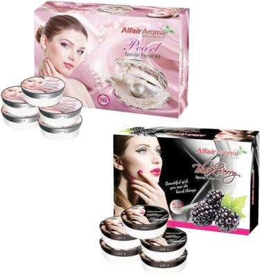 

Alfair Aroma Pearl BlackBerry Facial Kit 900 g(Set of 2)