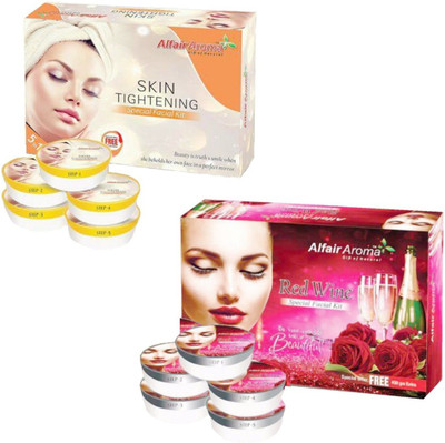 

Alfair Aroma Skin Tightening Red Wine Facial Kit 900 g(Set of 2)