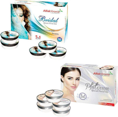 

Alfair Aroma Bridal Platinum Facial Kit 900 g(Set of 2)
