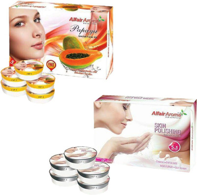 

Alfair Aroma Papaya Skin Polishing Facial Kit 900 g(Set of 2)
