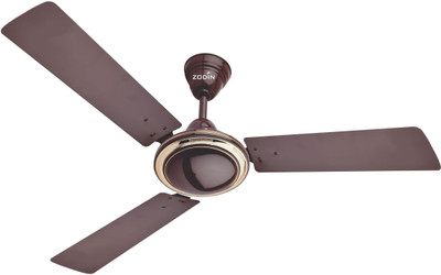 

zodin zodinfan12 3 Blade Ceiling Fan(Brown, Pack of 1)