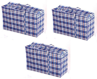 

SPHINX ALL PURPOSE NYLON BIG BAG FOR REGULAR USE Pack of 3 Grocery Bags(Multicolor)