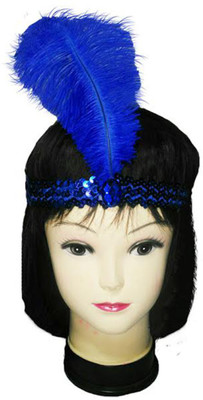 

Oxytrends Sequin Feather Flapper-multicolor-pack of 12 Head Band(Multicolor)