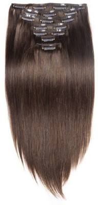 

Confidence Clip On Real Human 7 pieces Hair Extension