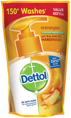 

Dettol Re-energize Handwash(750 ml, Pouch, Pack of 2)