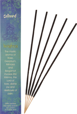 

Omved KRISHNA DEITY Incense Sticks Rose Agarbattis(10 Units)
