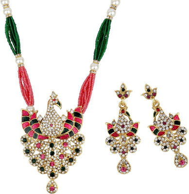 STYYLO FASHION Alloy Gold-plated Multicolor Jewellery Set(Pack of 1)
