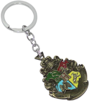 

Aura Harry Potter Double Sided Golden Hogwarts Key Chain