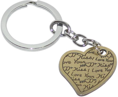 

Aura Heart Shaped I Love You Engraved Key Chain