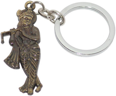 

Aura Shri Krishna Playing Flute Metal Key Chain