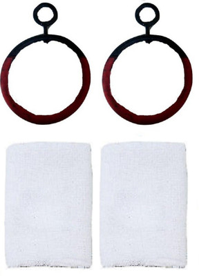 

Venom Online Series Hanging Roman Ring(12 mm)Pushup Bar, Pair of White Color Sweat Bands Boxing Kit