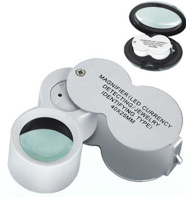 TARGET PLUS 4OX 8SHAPE 40X Magnifying Glass(White)