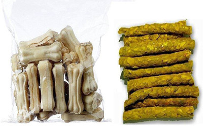 

Skora Best Combo Offer Chicken Munchy-500gms + 3 Inch Bone 1 KG Chicken Dog Chew (.1500 kg, Pack of 2) Chicken, Beef Dog Chew(1500 g, Pack of 1)