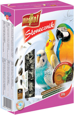 

Pawsitively Vitapol Best Quality Sunflower Seed For Parrots By Pawsitively Pet Care - 300 gm Nuts 300 g Dry Bird Food