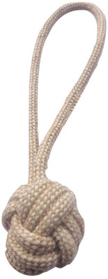 

Skora Smart Doggie Rope Ball Hand Made Cotton Chewable - Color Free Jute Squeaky Toy For Dog