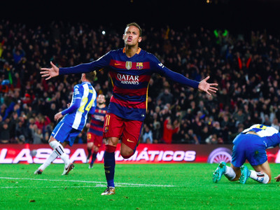 

KumkumArts Neymar Poster 12 x 18 Inch HD Quality Material Gloss Paper Paper Print(18 inch X 12 inch, Rolled)