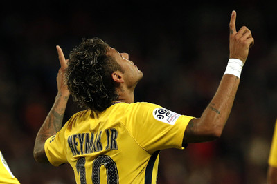 

KumkumArts Neymar Poster 12 x 18 Inch HD Quality Material Gloss Paper Paper Print(18 inch X 12 inch, Rolled)