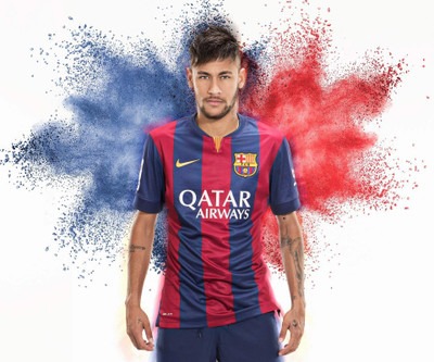 

KumkumArts Neymar Poster 12 x 18 Inch HD Quality Material Gloss Paper Paper Print(18 inch X 12 inch, Rolled)