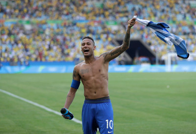 

KumkumArts Neymar Poster 12 x 18 Inch HD Quality Material Gloss Paper Paper Print(18 inch X 12 inch, Rolled)