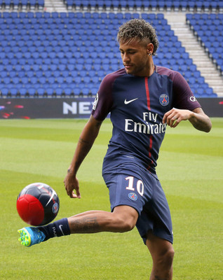 

KumkumArts Neymar Poster 12 x 18 Inch HD Quality Material Gloss Paper Paper Print(18 inch X 12 inch, Rolled)