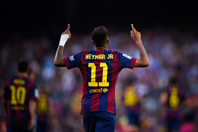 

KumkumArts Neymar Poster 12 x 18 Inch HD Quality Material Gloss Paper Paper Print(18 inch X 12 inch, Rolled)