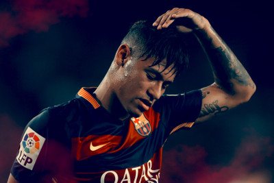 

KumkumArts Neymar Poster 12 x 18 Inch HD Quality Material Gloss Paper Paper Print(18 inch X 12 inch, Rolled)