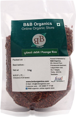 

B&B Organics Poongar Red Boiled Rice (Medium Grain, Boiled)(5)