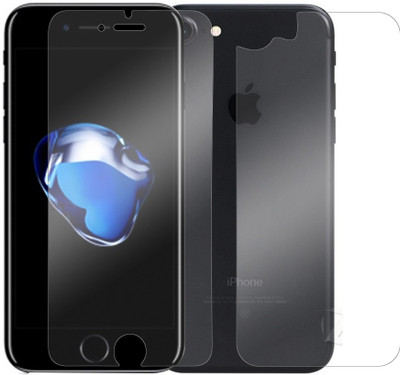 

Chappie Moustache Front and Back Screen Guard for Apple Iphone 8, Transparent