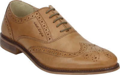 

Red Tape Men Leather Brogue Lace Up For Men(Tan)