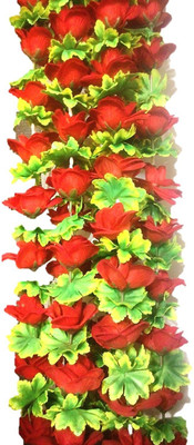 

Aarna Decorative Rose & Leaf Strips | Handy craft | Festival Decoration (Set of 6) Decorative Showpiece - 8 cm(Plastic, Multicolor)