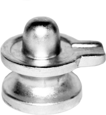 

Craft Mart 100% Original Parad (Mercury) Shivling Decorative Showpiece - 2.5 cm(Mercury, Silver)