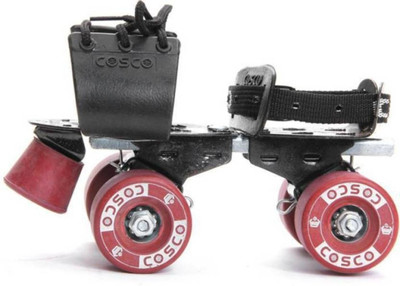 

Cosco Tenacity Super Sr. (19.5 - 26.5 cm) Age Group (8+ Years) Quad Roller Skates - Size Kids 12 - Adults 8 UK(Maroon)