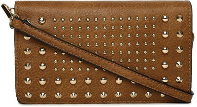 

Elle Women Casual Brown Genuine Leather Sling Bag
