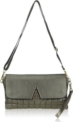 

ZEVORA Women Casual Grey PU Sling Bag