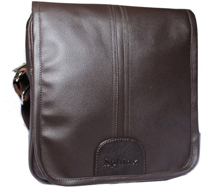 

SPHINX Men Formal Brown Leatherette Sling Bag