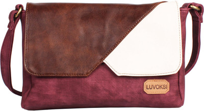 

Luvoksi Women Casual Multicolor PU Sling Bag