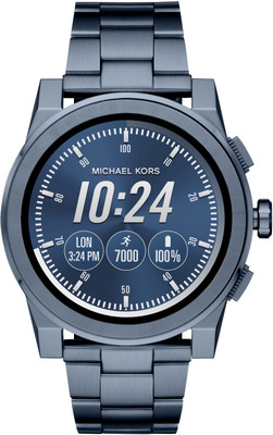 

Michael Kors Grayson Blue Smartwatch(Blue Strap Regular)
