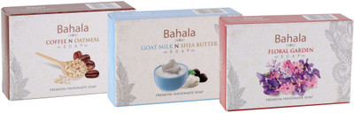 

Bahala Handmade Soaps- Moisturizing Range(300 g, Pack of 3)