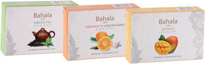 

Bahala Handmade Soaps- Freshness Range(300 g, Pack of 3)