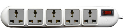 Rapoo Ideakard Smart Strip 5 Socket Extension Boards(White)