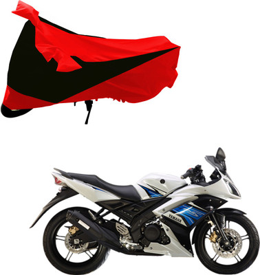 Purpleheart Two Wheeler Cover for Yamaha(YZF R15 S, Black, Red)
