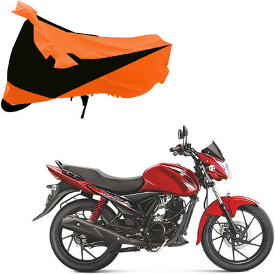 Purpleheart Two Wheeler Cover for Suzuki(Sling Shot Plus, Black, Orange)