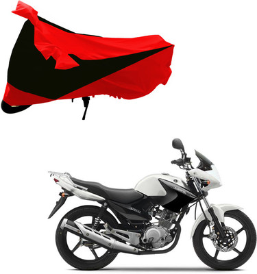Purpleheart Two Wheeler Cover for Yamaha(YBR 125, Black, Red)