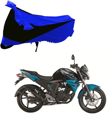 Purpleheart Two Wheeler Cover for Yamaha(FZ-S, Black, Blue)